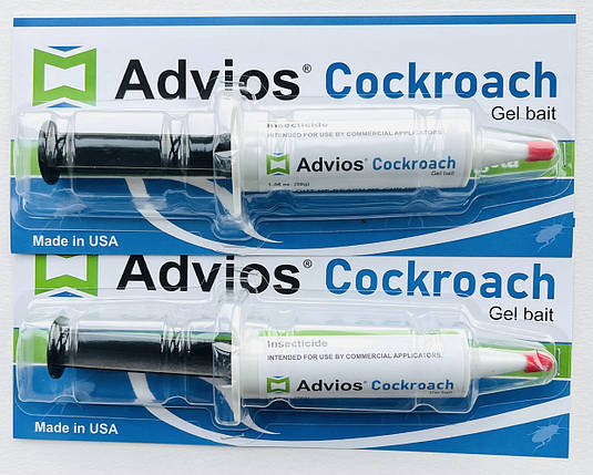 Набір від тарганів Advions два шприци по 30 мл Cockroach Syngenta Dupont, фото 1