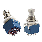 Музика Кнопка 3PDT ніжний перемикач із фіксацією True Bypass 9 pin для педалей ефектів Польща