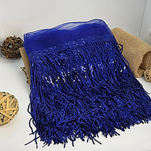 Бахрома танцювальна з паєткою 20см, електрик