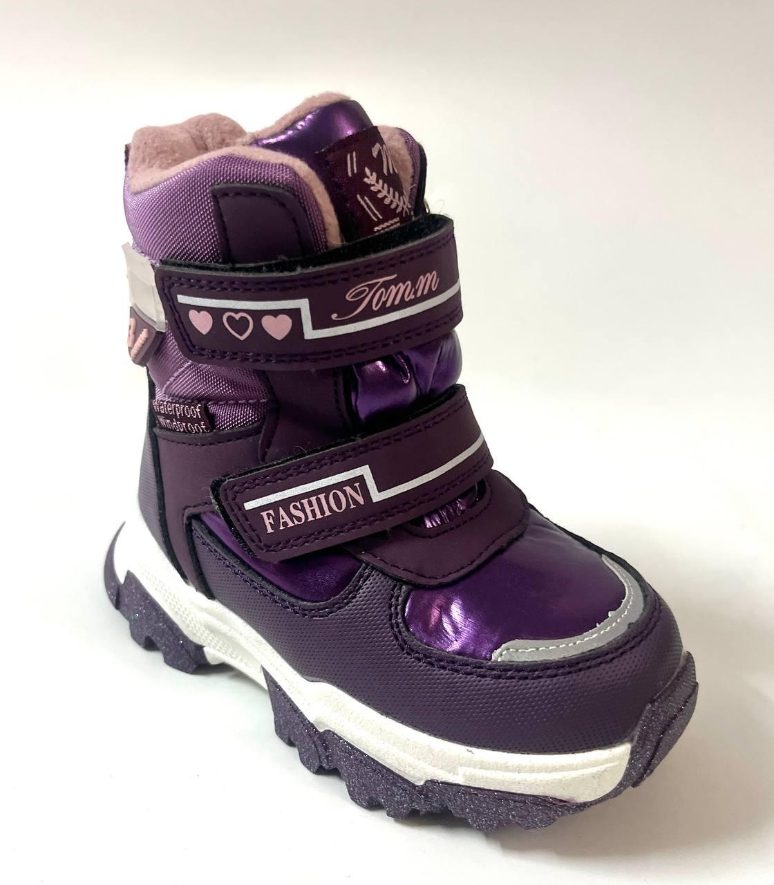 Дитячі сноубутси для дівчат, Том.М (код 1678) розміри: 24 25 27 28, фото 1