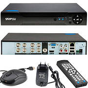 Відеоспостереження монтаж Відеореєстратор HVR NVR DVR TVPSii 6008T-MH AHD-H 1080P 8 каналів Польща