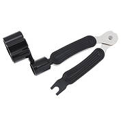 Музика Ключ для намотування обрізання і вилучення гітарних струн 3в1 з кусачками та екстрактором Польща