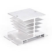 Реле Радіатор охолодження для твердотільного реле SSR 10-40A на DIN-рейку алюмінієвий кріплення 35 мм Польща