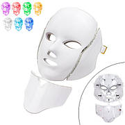 Особиста гігієна догляд за тілом LED маска для фотодинамічної і мікрострумової терапії для обличчя та шиї 7кол Польща