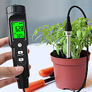 Сад і город Датчик електропровідності ґрунту кондуктометричний тестер JQ008 зі шнуром 70см Польща