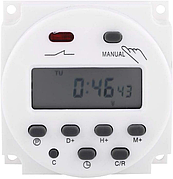 Реле Реле часу тижневе програмоване ЖК 220В 16А CN101A для керування освітленням та обладнанням Польща