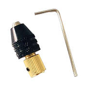 Дрилі шурупокрути дремелі насадки та аксесуари Патрон кулачковий міні 0.3–3.5мм для мікродрилі PCB під вал 3.17мм універсальний