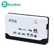 Кардридери карти пам'яті перехідники USB кардрідер для Mini/MicroSD SD MMC xD M2 MS Duo CF карт пам’яті універсальний Польща