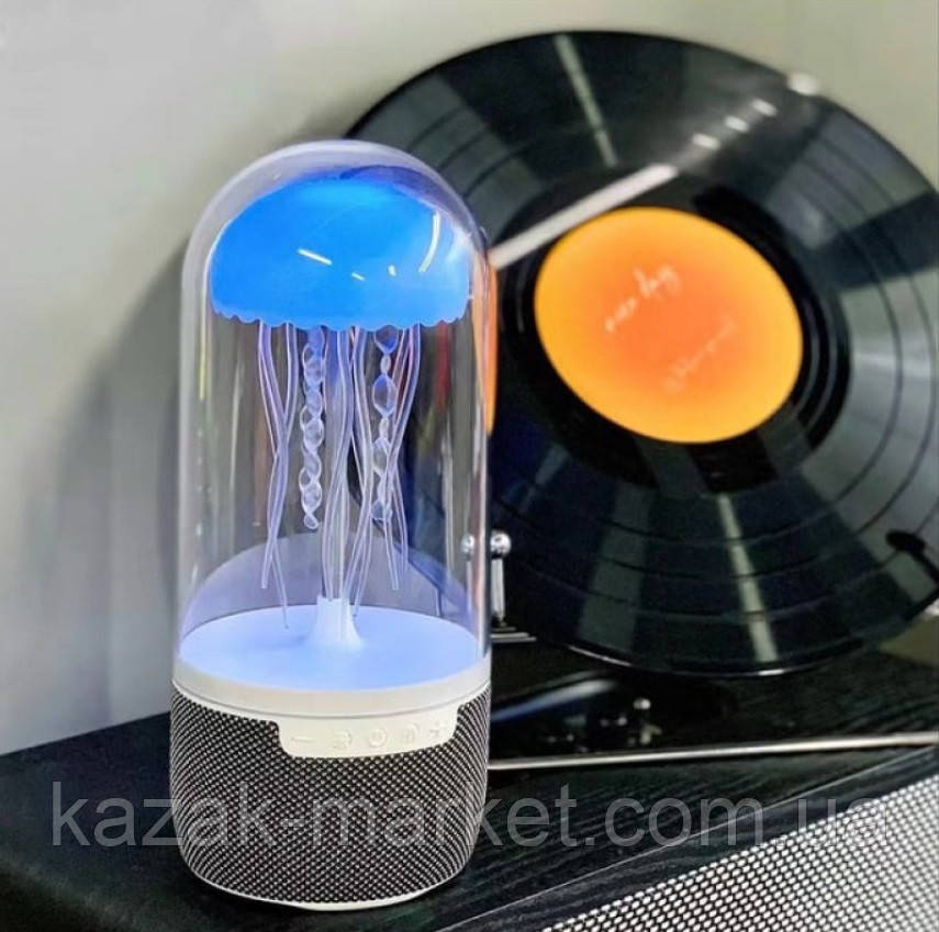 Настільний портативний нічник медуза з вбудованою Bluetooth колонкою MAX-113, фото 1