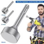 Дрилі шурупокрути дремелі насадки та аксесуари Насадка SDS-Plus для забивання стрижнів заземлення кругла 35мм інструмент