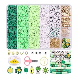 Набір намистин 1199-138 ножиці, ліска, фурнітура, в боксі