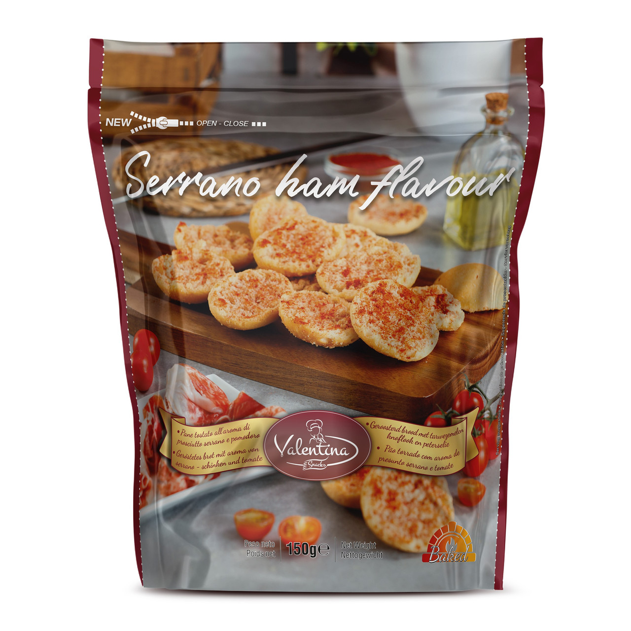 Брускета з хамоном та томатами 150 г, фото 1