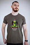 Чоловіча футболка з Грінчем та написом “Внутрішній спокій”.Новорічний хіт сезону!, фото 3