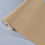 Шпалери вінілові на флізеліні 0.53 × 10.05 м Marburg 55360, жовто-персикові — для спальні, вітальні, кухні, фото 5