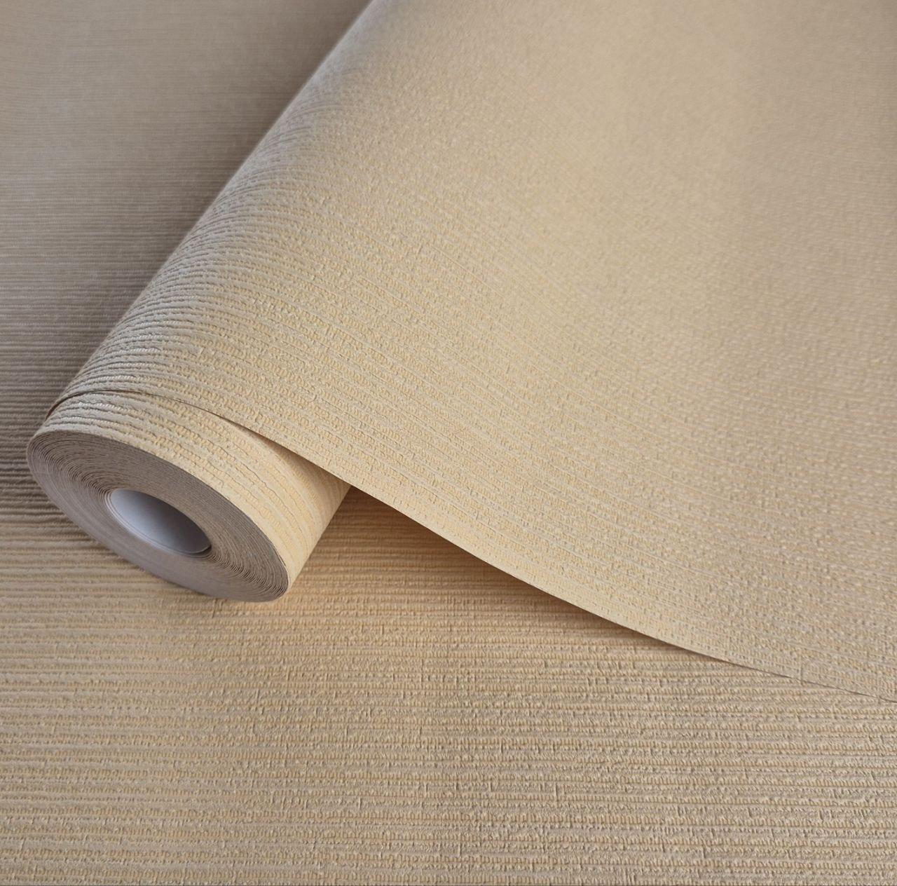 Шпалери вінілові на флізеліні 0.53 × 10.05 м Marburg 55360, жовто-персикові — для спальні, вітальні, кухні, фото 1