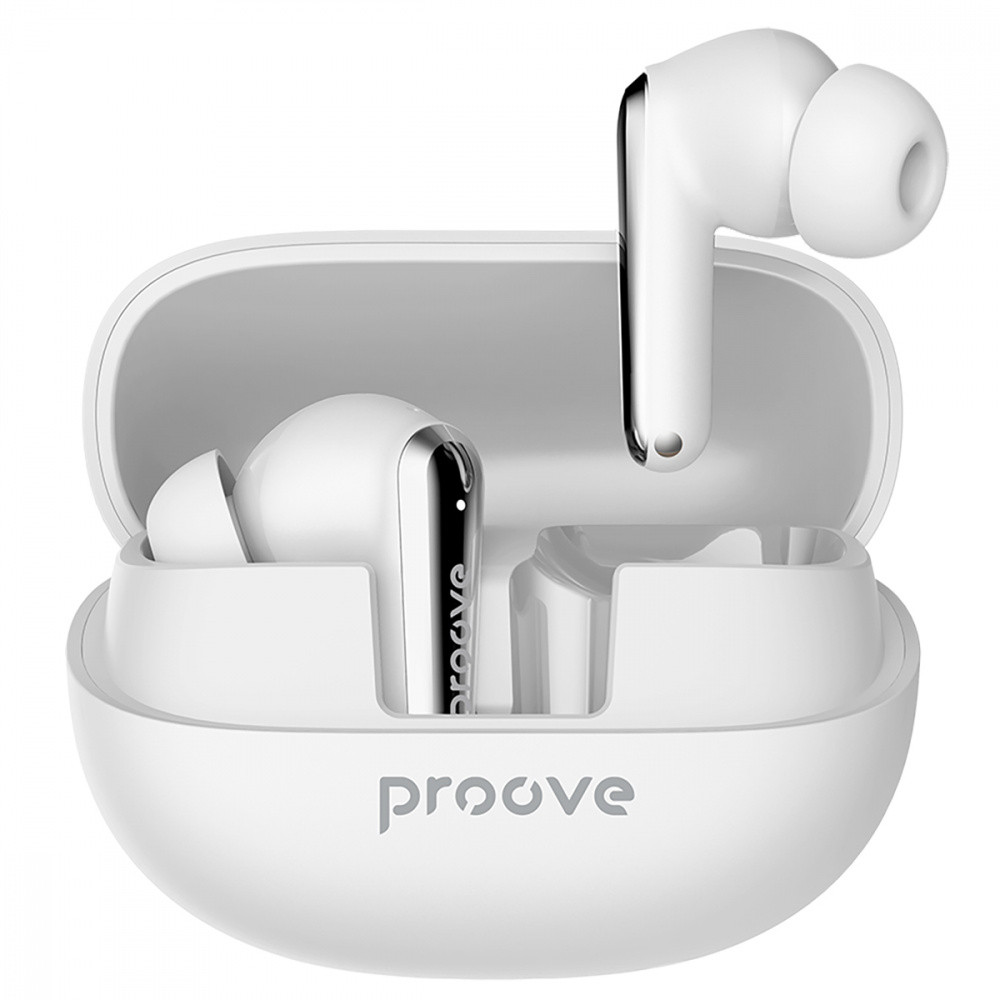 Бездротові навушники Proove Blitz TWS with ANC black white, фото 1