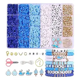 Набір намистин 1199-141 ножиці, ліска, фурнітура, в боксі