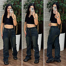 Теплі жіночі джинси на хутрі, тканина "Джинс" 50, 52, 54, 56, 58, 60 розмір 50, фото 2