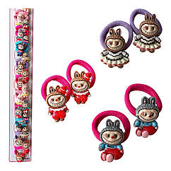 Резинки для волосся дитячі 10 пар/уп ЛАБУБУ