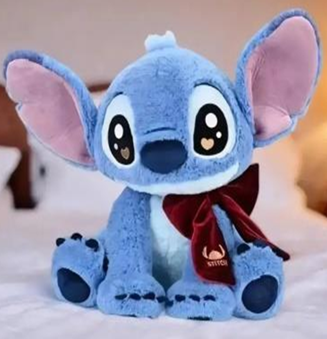 М'яка іграшка "Стич" з бантом 60см