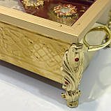 Ковчег із булату на 1-3 мощовика (під замовлення) 24x17см, фото 5