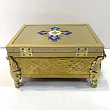 Ковчег із булату на 1-3 мощовика (під замовлення) 24x17см, фото 6