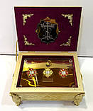 Ковчег із булату на 1-3 мощовика (під замовлення) 24x17см, фото 2