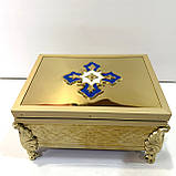 Ковчег із булату на 1-3 мощовика (під замовлення) 24x17см, фото 3