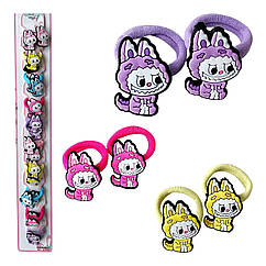 Резинки для волосся дитячі 10 пар/уп ЛАБУБУ