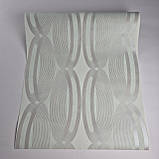 Шпалери вінілові на флізеліні 0.53 × 10.05 м Marburg 55221, світло-зелені — для спальні, вітальні, кухні, фото 5