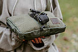 Тактична сумка кросбоді з великою панеллю для патчів Стохід Олива Хакі, фото 3