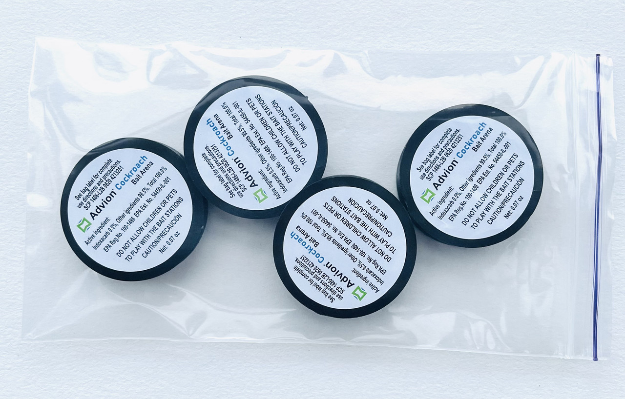 Advion набір пасток від тарганів у наборі 4 шт по 2 г