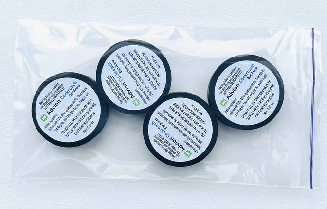 Advion набір пасток від тарганів у наборі 4 шт по 2 г, фото 1