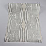 Шпалери вінілові на флізеліні 0.53 × 10.05 м Marburg 55217, бежеві — для спальні, вітальні, коридору, фото 3