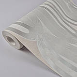 Шпалери вінілові на флізеліні 0.53 × 10.05 м Marburg 55217, бежеві — для спальні, вітальні, коридору, фото 4