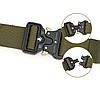 Ремінь тактичний Eagle із металевою пряжкою 125 x 3.7 см Оливковий, Gp, фото 2