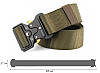 Ремінь тактичний Eagle із металевою пряжкою 125 x 3.7 см Оливковий, Gp, фото 4