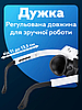 Лупа-окуляри бінокулярні окуляри з LED підсвіткою / окуляри для ремонту 8-23х з підвіткою, Gp, фото 3