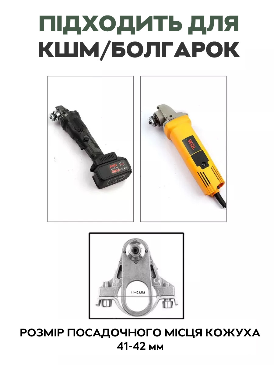 Насадка на болгарку реноватор із швидкознімним механізмом MT-10 / Реноватор на КШМ, Gp, фото 1