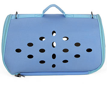 Сумка для перенесення котів та собак 48x26x25 см CosmoPet CP-12 Blue, Gp