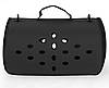 Сумка для перенесення котів та собак 48x26x25 см CosmoPet CP-12 Black, Gp, фото 3