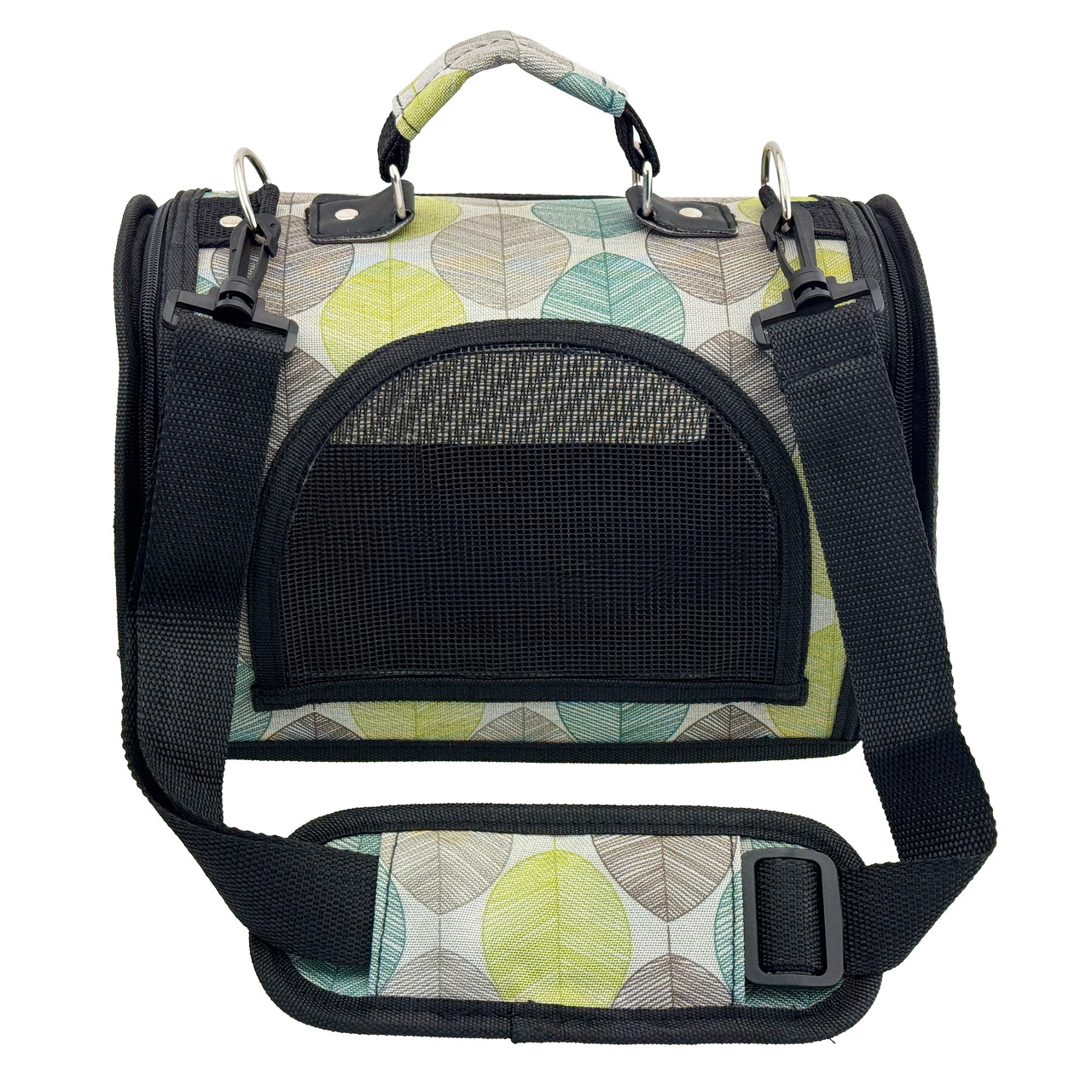 Сумка переноска для гризунів та птахів 30x18x19 см CosmoPet CP-48 (S) Green, Gp, фото 1