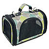 Сумка переноска для гризунів та птахів 30x18x19 см CosmoPet CP-48 (S) Green, Gp, фото 2