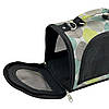 Сумка переноска для гризунів та птахів 30x18x19 см CosmoPet CP-48 (S) Green, Gp, фото 5
