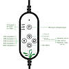 Світлодіодна фітолампа для кімнатних рослин із таймером GreenLand R3 кругла 45W, Gp, фото 3