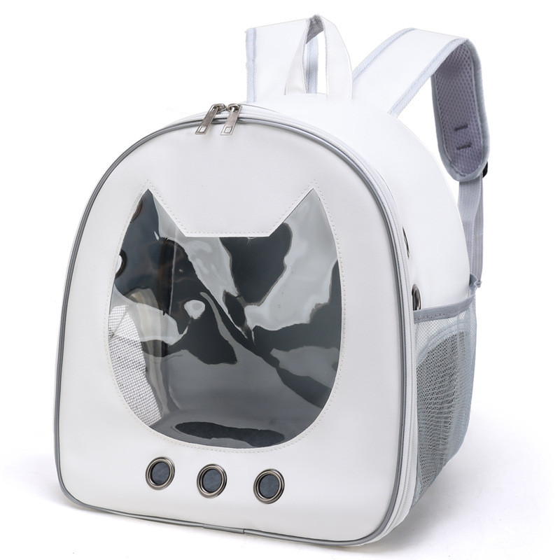 Рюкзак-переноска для кошек и собак 34х31х18 CosmoPet CP-35 White, Gp, фото 1