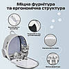 Рюкзак-переноска для кошек и собак 34х31х18 CosmoPet CP-35 White, Gp, фото 4