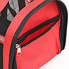 Сумка перенесення для котів та собак 48x27x25 см CosmoPet CP-46 L Red, Gp, фото 5
