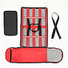 Сумка перенесення для котів та собак 48x27x25 см CosmoPet CP-46 L Red, Gp, фото 7