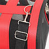 Сумка перенесення для котів та собак 48x27x25 см CosmoPet CP-46 L Red, Gp, фото 8